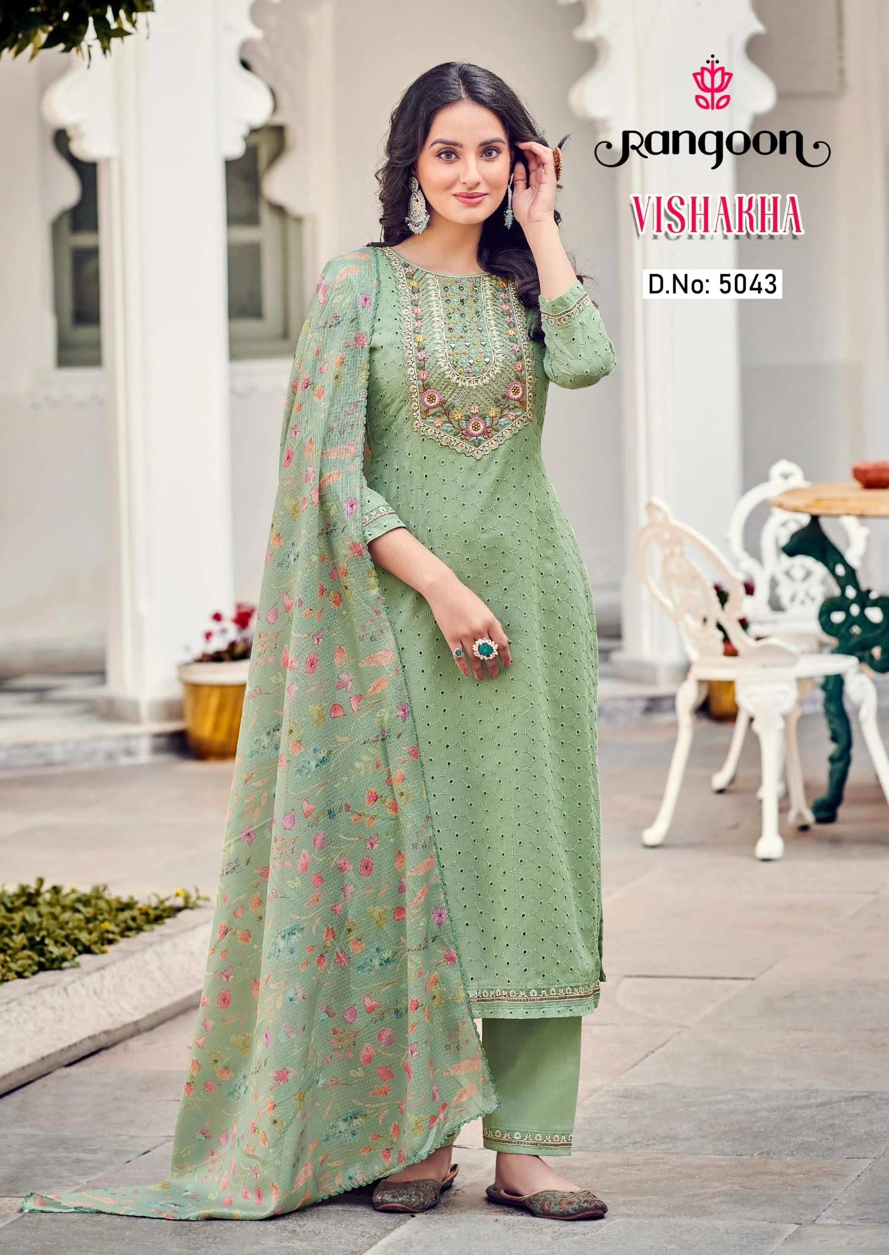 Rangoon Vishakha Pure Cotton Wholesale Readymade Salwar Suit Catalog — Wholesale Salwar Suits, Rangoon wholesale from Surat — Photo 2